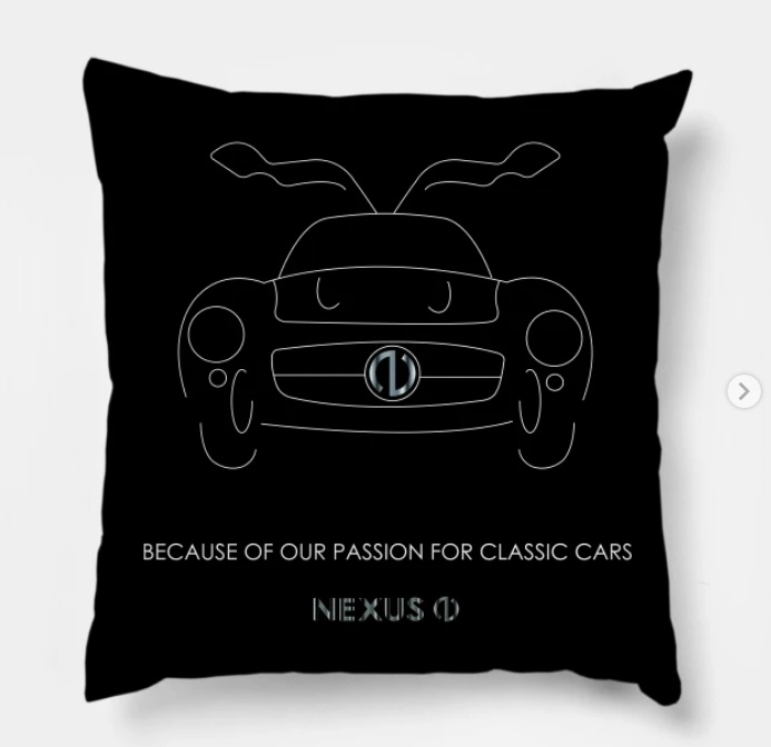 Nexus Classic Cars Pillow